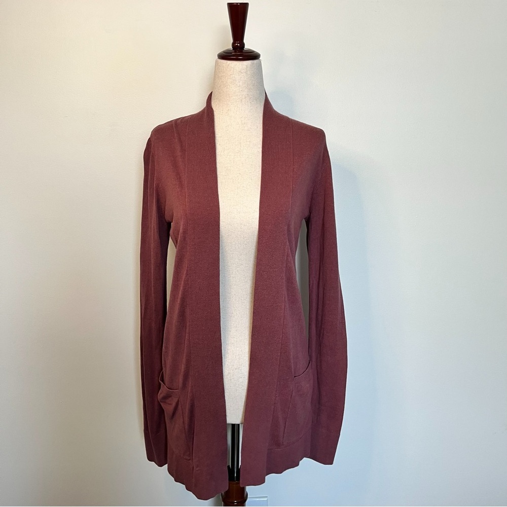 Express Open Front Longline Cardigan with Pockets
